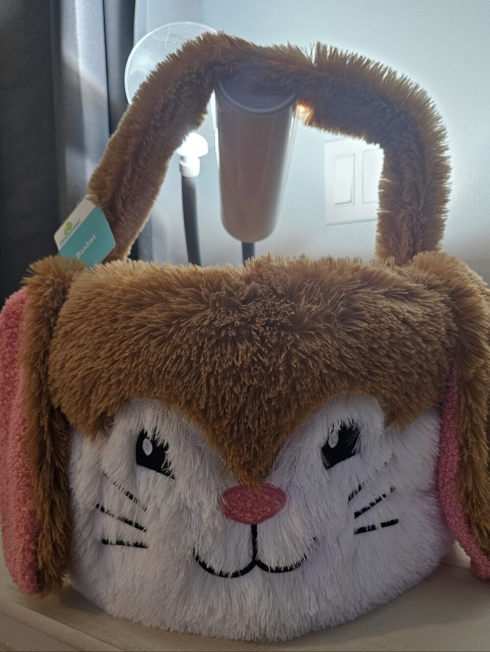 New! Jumbo Bunny Plush Baskwt